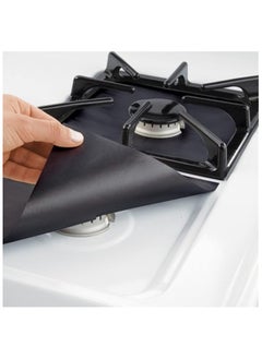 Stove Burner Covers - Gas Range Protectors, Countertop Accessories for Kitchen, Reusable, Customizable, Non-stick, Dishwasher Safe, Heat-resistant Stovetop Guard (8 Pack).