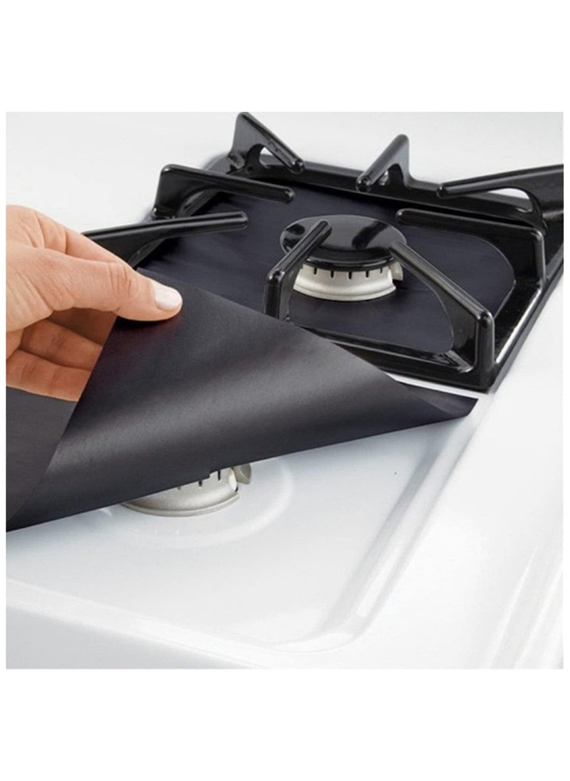 SHOWAY - Stove Burner Covers - Gas Range Protectors, Countertop Accessories for Kitchen, Reusable, Customizable, Non-stick, Dishwasher Safe, Heat-resistant Stovetop Guard (8 Pack). - Image 1