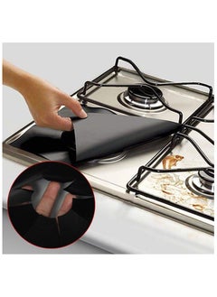 SHOWAY Stove Burner Covers - Gas Range Protectors, Countertop Accessories for Kitchen, Reusable, Customizable, Non-stick, Dishwasher Safe, Heat-resistant Stovetop Guard (8 Pack).  - Image 2