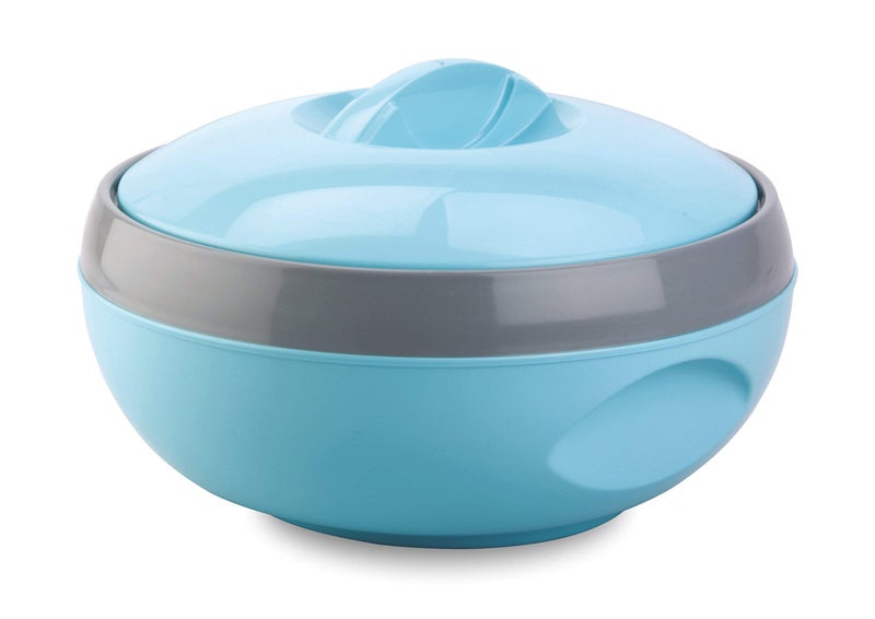 Asian Venus Inner Steel Casserole, 1000 ml, Blue|PU Insulated| BPA Free | Odour Proof| Food Grade | Easy to Carry | Easy to Store | Ideal for Chapatti | Roti | Serving Casserole - Image 1