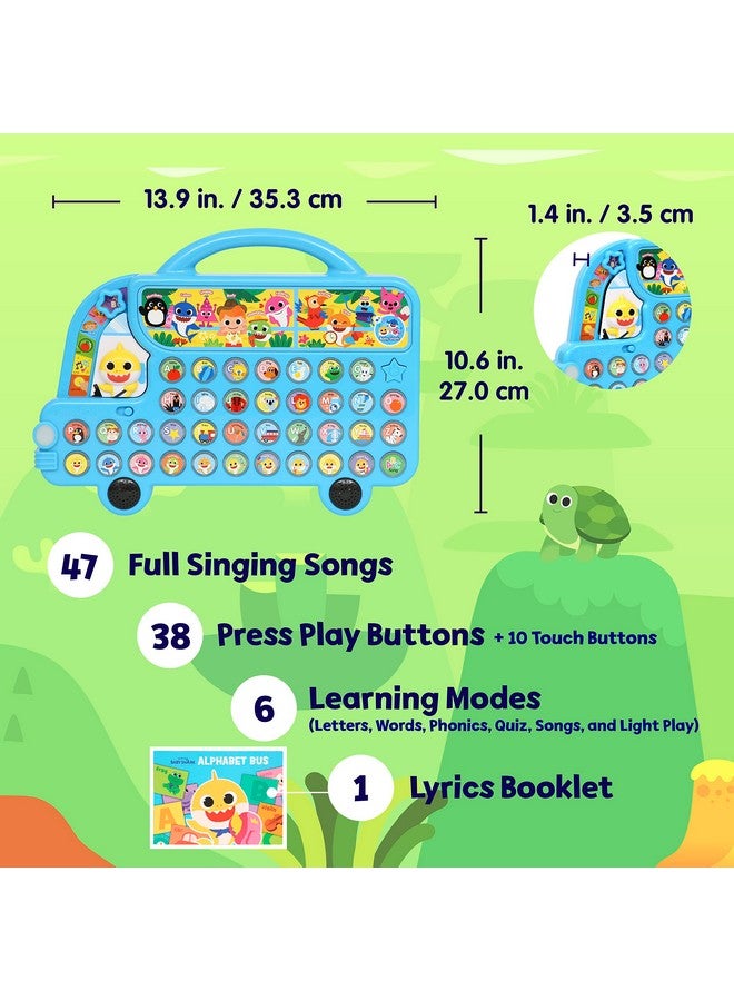 Pinkfong Pinkfong Baby Shark ABC Alphabet Bus Sound Pad | Baby Shark Toys, Baby Shark Books | Learning & Education Toys | Interactive Baby Toys for Toddlers 1-3 | Gifts for Boys & Girls - Image 2