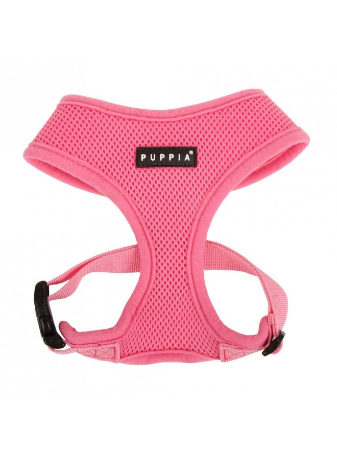 Puppia Soft Dog Harness No Choke Over-The-Head Triple Layered Breathable Mesh Adjustable Chest Belt and Quick-Release Buckle, Pink, X-Small - pzsku/ZE30E9119E2A827A0F154Z/45/_/1731696544/2a61b11c-50b8-4080-94e2-df56da754426