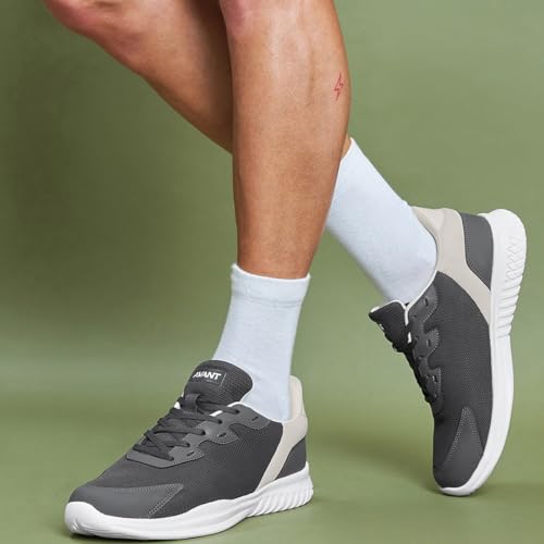 AVANT Men's Luxe Sports Shoes Cushioned Athletic Shoes with Bouncy EVA Outsole &Laces Training & Gym Shoes - Image 2