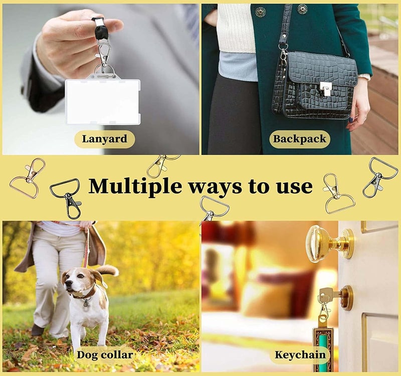 DIY Crafts DIY Crafts 1inch 5 Pcs Slide Buckles Bronze 1inch Round Swivel Snap Hooks and Round Rings Metal Swivel Lanyard Snap Round Hook Slide Buckle for Bags Wallets Luggage Supplies  - Image 5