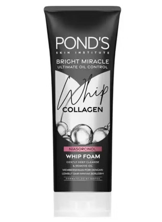 Pond's BRICHT MIRACLE COLLAGEN NIASORCINOL WHIP FOAM100G - Image 3