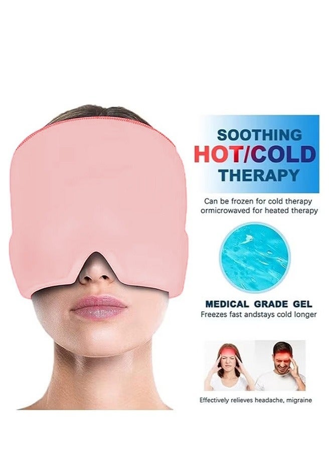 Headache Relief Hat Gel Cold Therapy Head Mask - Image 3