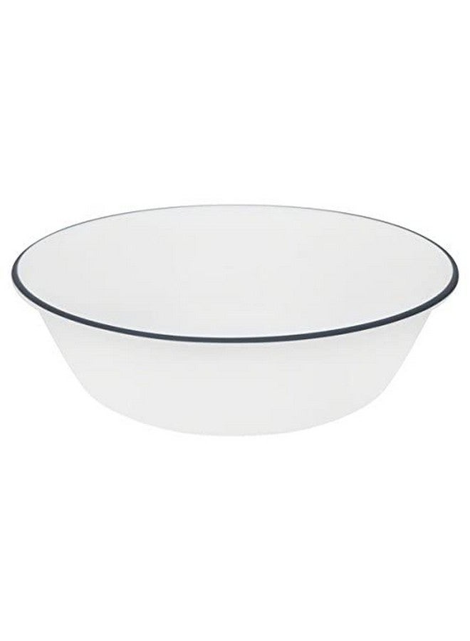 Corelle طقم عشاء كوريل ترانكويل ريفلكشن المقاوم للكسر والتشقق 12 قطعة، خدمة لـ 4 أشخاص، أزرق/رمادي، 27.94 × 12.38 × 26.67 سم - Image 4