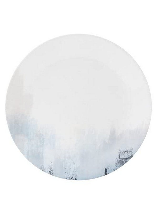 Corelle طقم عشاء كوريل ترانكويل ريفلكشن المقاوم للكسر والتشقق 12 قطعة، خدمة لـ 4 أشخاص، أزرق/رمادي، 27.94 × 12.38 × 26.67 سم - Image 2