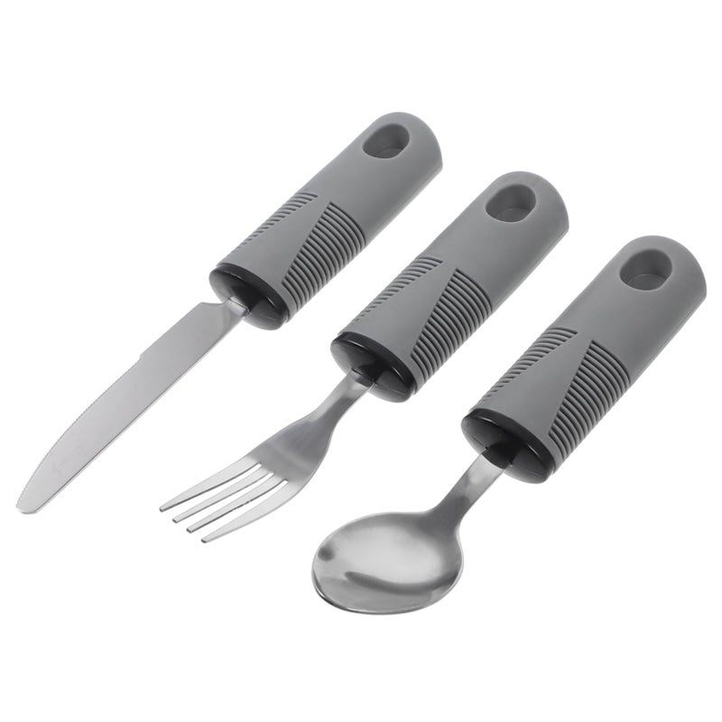 Adaptive Utensils For Elderly With Ergonomic Grip Lightweight Disabled Eating - Image 2