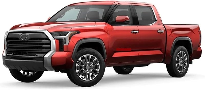 QASULER Side Window Visor for Toyota Tundra 2022-2024 - Image 2
