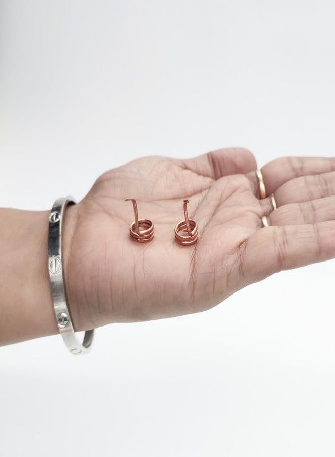 ROLIMOLI Copper Naag Nagin Pair/Tambe ke Naag Nagin for Astrology and Vastu Remedies (Height : 2cm | 2.33gm) Pack of 01 - Image 5
