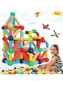 TEGRILO 36 PCS Magnetic Building Blocks Toy, Stacking Magnetic Stick Rods and Ball Toys, Educational Construction Puzzle for Kids  - Image 1