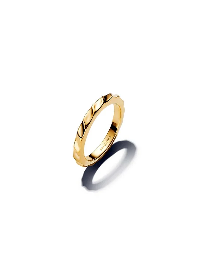 باندورا Rippled Band Ring