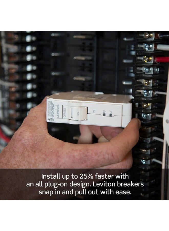 Leviton 20 مساحة، 20 دائرة مركز تحميل داخلي مع قاطع دائرة رئيسي 200 أمبير، LP220-BPD - Image 5