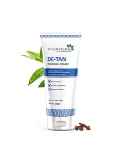 7 Days De Tan Removal Cream De Tan Pack With Kojic & Clove Oil Dermatologically Tested 100G  - Image 1