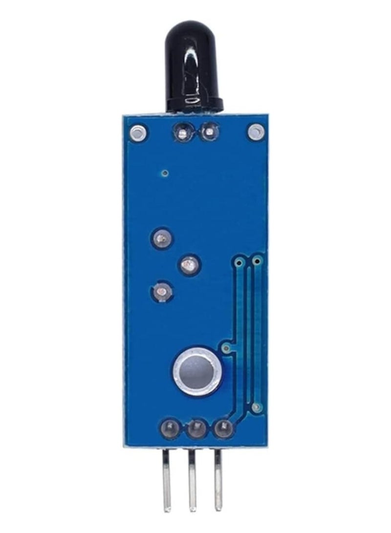 LM393 الأشعة تحت الحمراء وحدة استشعار كشف اللهب كاشف الحريق وحدة الاستقبال بالأشعة تحت الحمراء متوافقة مع مجموعة Arduino DIY (3-PIN)