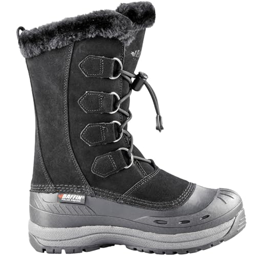 Baffin Chloe Women's Winter Boots, Tundra Rated, 14 to -22 degrees Fahrenheit, Tall Height, Black, Size 9 - Image 2