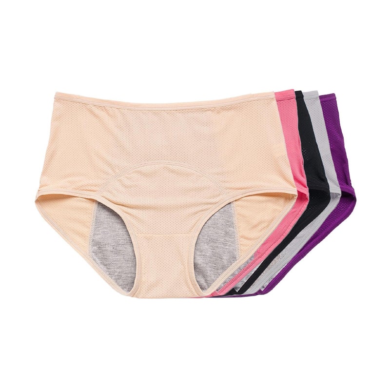 Everdries Washable & Reusable Incontinence Underwear for Women Over 60 - Leakproof, Discreet, Absorbent, Machine-Washable Panties (Original, XL, Pack of 5) - Image 1