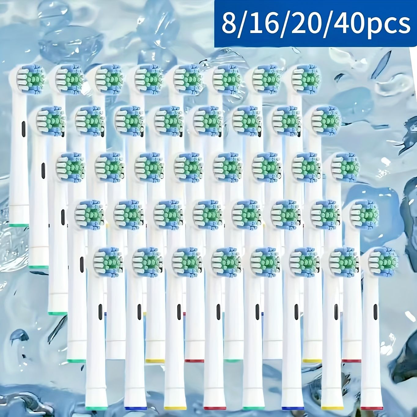8Pcs Soft Durable Replacement Toothbrush Heads Compatible With Oral B Electric Toothbrushes For Enhanced Oral Care