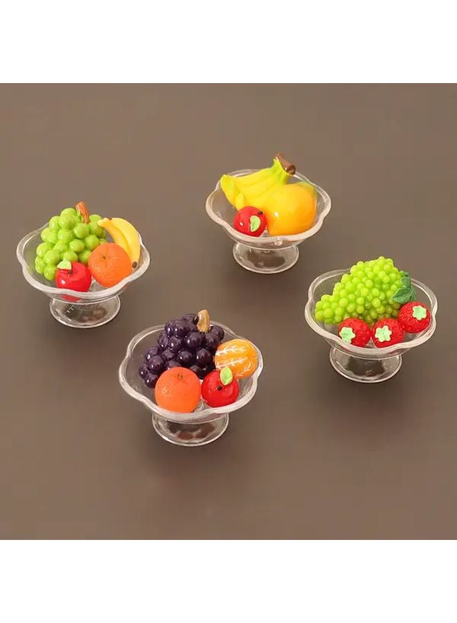 5pcs Miniature 3D Fruit Plates Type C Dollhouse Decoration Miniature Food Toy - Image 3