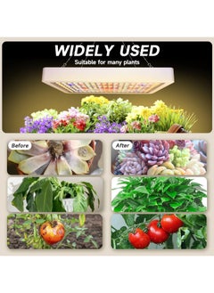 SYOSI SYOSI Full Spectrum LED Plant Growing Light, Grow Light for Indoor Plants, Adjustable 2000W LED Grow Light for Seed Starting, Vegetable and Flower  - Image 3