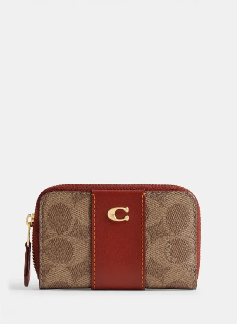 COACH Essential Small Zip Around Card Case