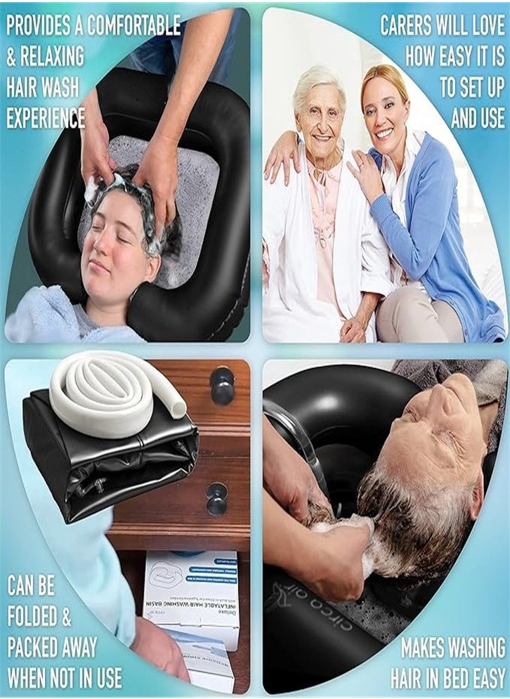 Generic - Portable shampoo bowls for washing hair in bed, portable shampoo sinks for home use - Image 1