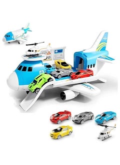 Kids Airplane Toy with Car Toy Helicopter Set, 8 Mini Vehicles Truck 1 Large Plane Take Apart Plane Toy Cargo Transport Gift For Age 3 4 5 6 8 Years Old Toddler - pzsku/ZE30FE5E378F3C8AF0685Z/45/_/1728893341/a8b29827-3164-4f74-8040-35d8c6897642