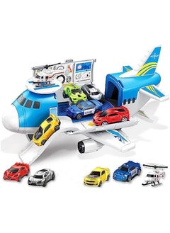 Kids Airplane Toy with Car Toy Helicopter Set, 8 Mini Vehicles Truck 1 Large Plane Take Apart Plane Toy Cargo Transport Gift For Age 3 4 5 6 8 Years Old Toddler - pzsku/ZE30FE5E378F3C8AF0685Z/45/_/1728893350/43ab4c7b-020b-4476-925b-675e6c6a8fae