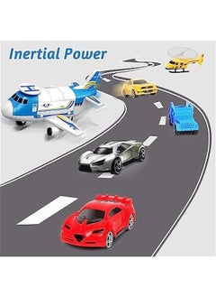 Kids Airplane Toy with Car Toy Helicopter Set, 8 Mini Vehicles Truck 1 Large Plane Take Apart Plane Toy Cargo Transport Gift For Age 3 4 5 6 8 Years Old Toddler - pzsku/ZE30FE5E378F3C8AF0685Z/45/_/1728893420/ef136e4f-faf3-40d9-922f-a8222202b1cf