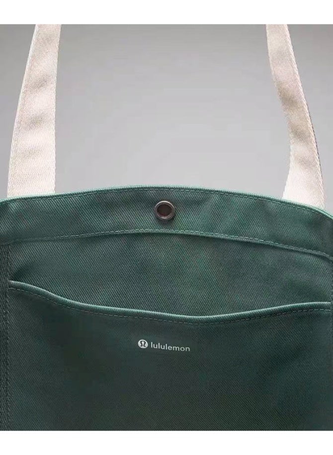 لولوليمون ​حقيبة توت لولو القماشية سعة 20 لتر، حقيبة تنس ويوجا وجيم، حقيبة يد رياضية متعددة الوظائف، حقيبة شاطئ غير رسمية​ - Image 4