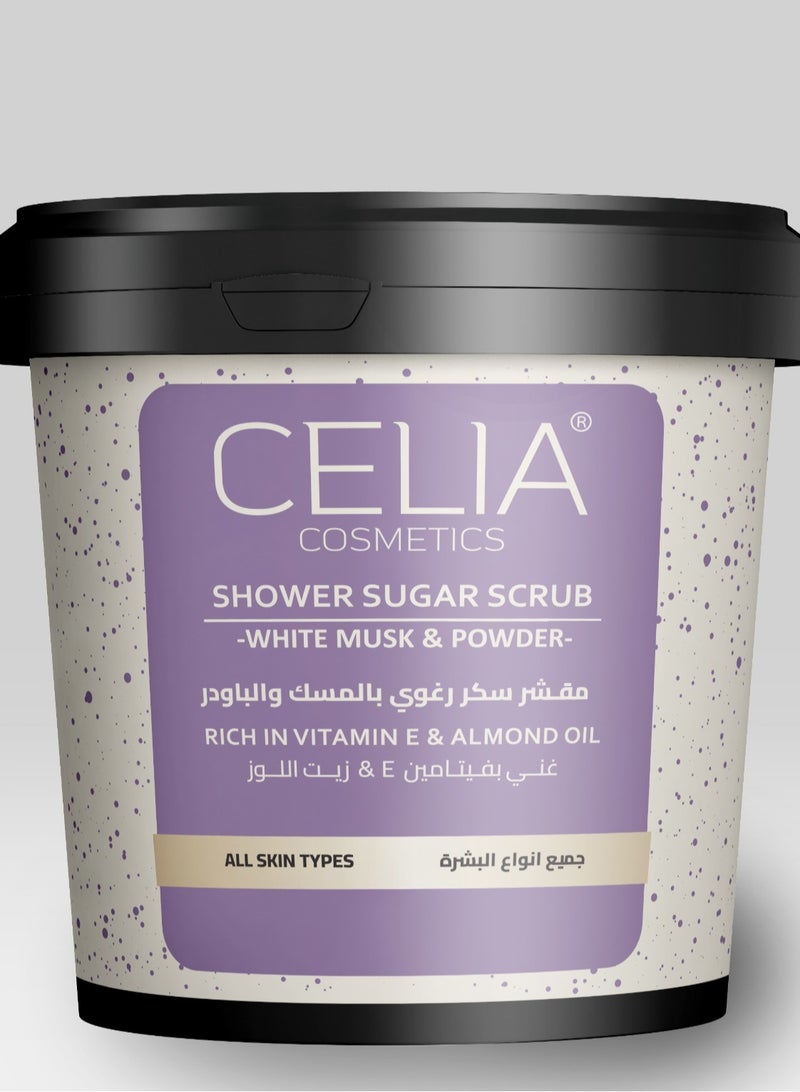 Celia FOAMING BODY SCRUB  SUGAR WHITE MUSK & POWDER - Image 1