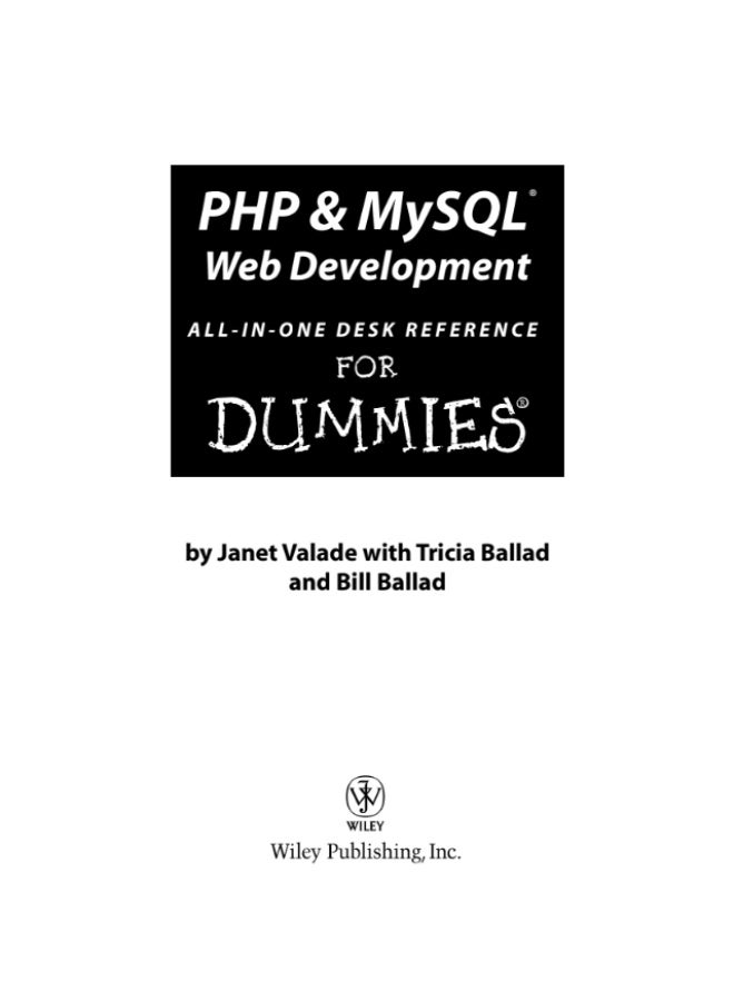 PHP & MySQL Web Development All-in-One Desk Reference for Dummies | A Comprehensive Guide to Web Applications - Image 2