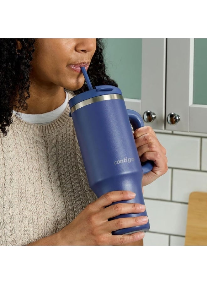 Streeterville Stainless Steel Vacuum Insulated Leak-Proof Tumbler Indigo 40 oz 2217785 - pzsku/ZE31025A2A43EF01A94B3Z/45/_/1729418353/171c683b-f6bf-4399-a303-c54bd33ee271