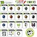COOLDUCK Solar System Planets Toys for Kids STEM Educational Sensory Toys for Autistic Children NonToxic Space Astronaut Slime Ball Alien Monster Toy Set with Mesh Storing Bag for 35810 Boy Girls - Image 3
