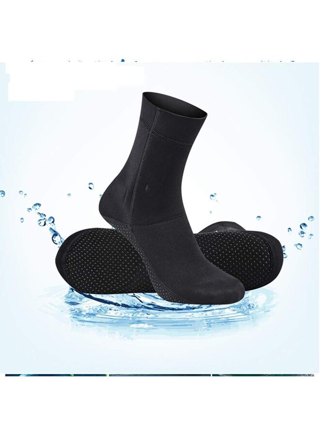 3mm Neoprene Diving Socks,Beach Water Socks for Men Women,Swim Socks for Diving,Snorkeling,Surfing,Water Sports (Size : Xl) - Image 2