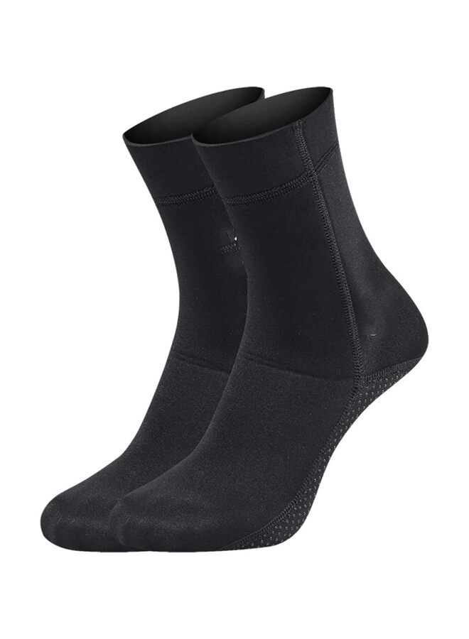 3mm Neoprene Diving Socks,Beach Water Socks for Men Women,Swim Socks for Diving,Snorkeling,Surfing,Water Sports (Size : Xl) - Image 1