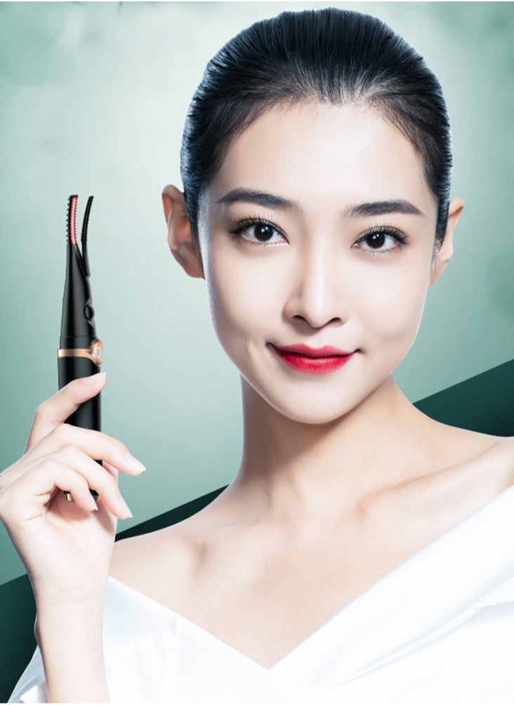 Captaintech Electric Heated Rechargeable Eyelash Curlers for Makeup Natural Curling Eye Lashes - Image 3