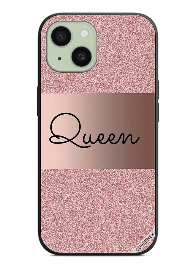 Covernex Protective Case Cover For Apple iPhone 15 Plus Queen Glitters Background - Image 1