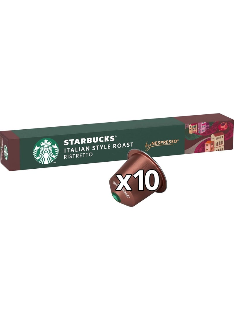 Starbucks NESPRESSO Italian Style  Espresso Coffee Pods (Pack of 20 Capsules) - Image 2