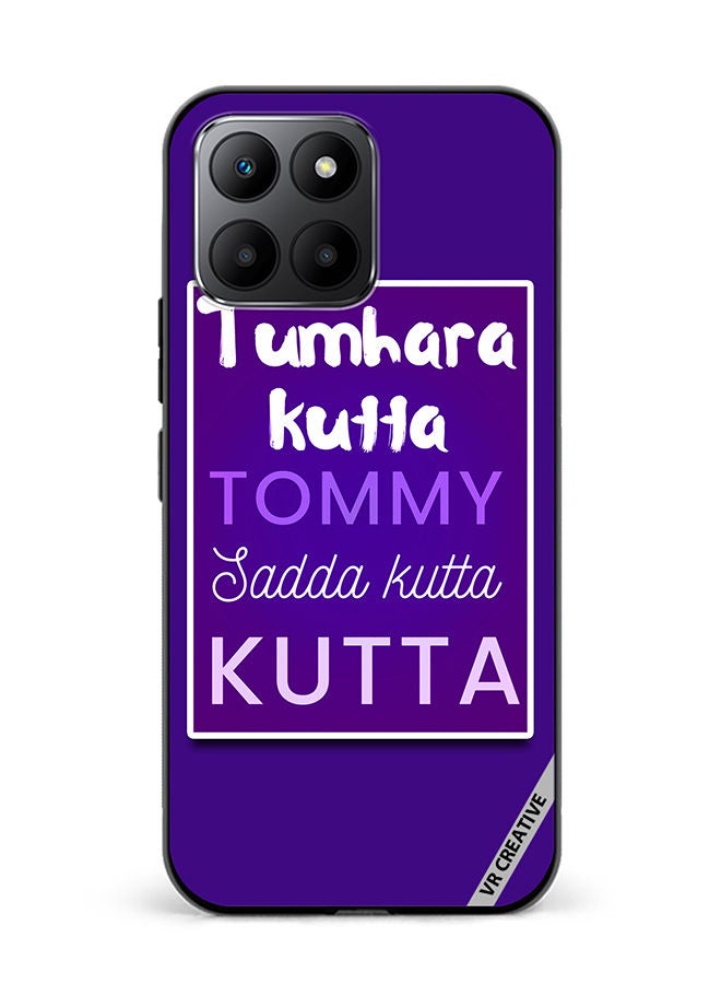 VR CREATIVE Protective Case Cover For Honor 70 Lite Tumhara Kutta Tommy Jadda Kutta  Hindi Quots Design Multicolour - Image 1