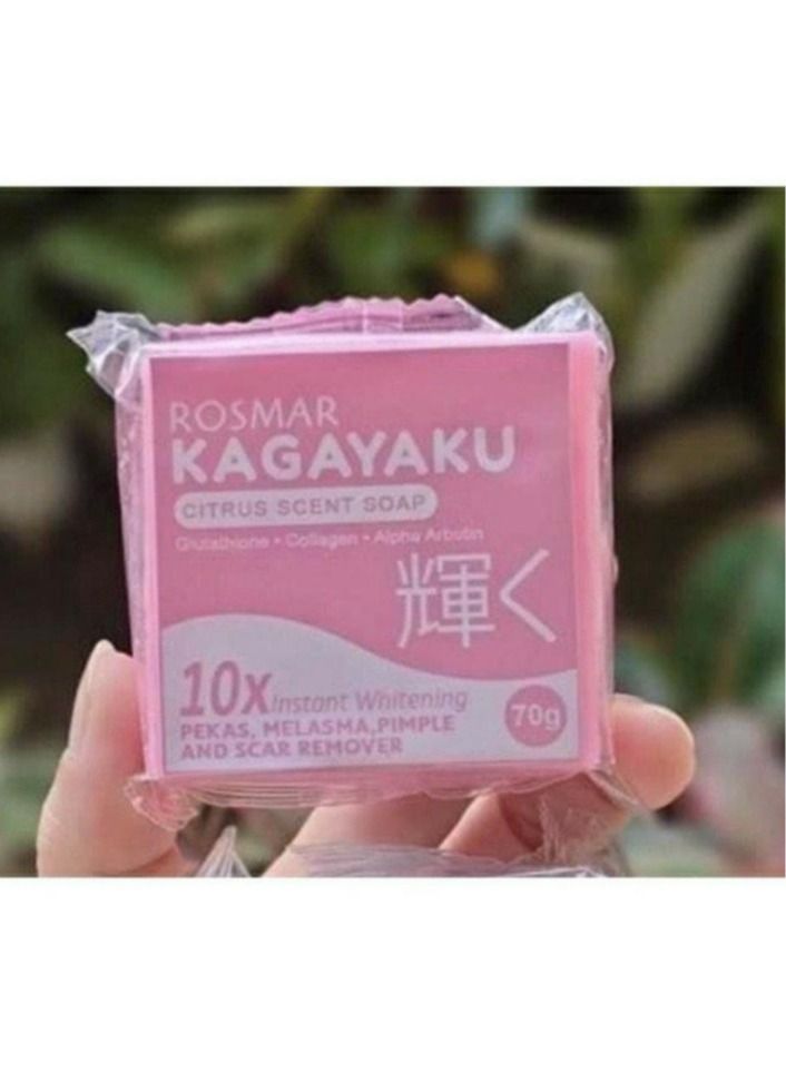 روزمار صابون تبييض روزمار كاغاياكو برائحة الحمضيات 10 × 70 جرام - Image 2