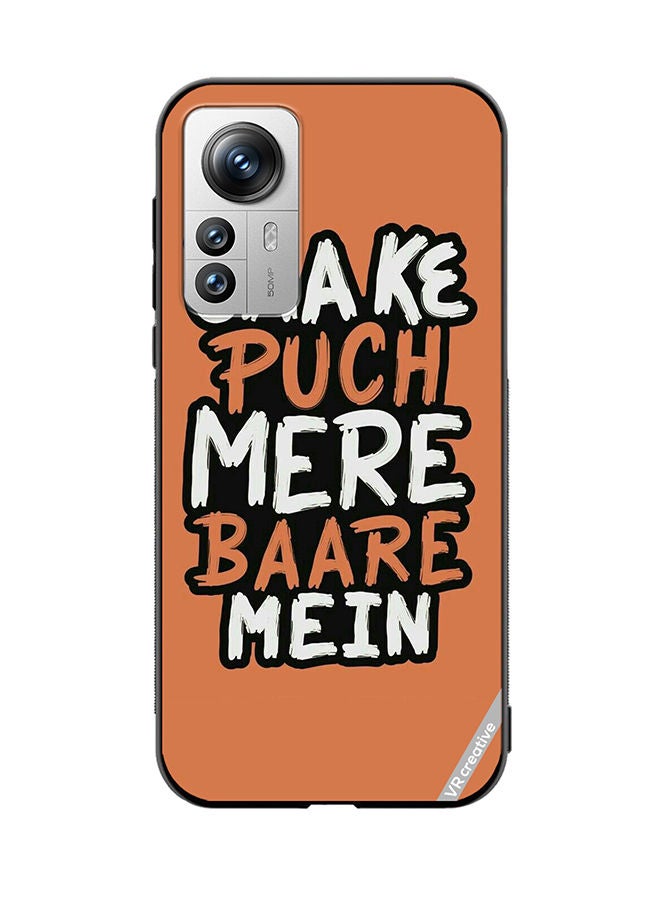 VR CREATIVE Protective Case Cover For Xiaomi 12 Pro Kaide Mei Design Multicolour - Image 1