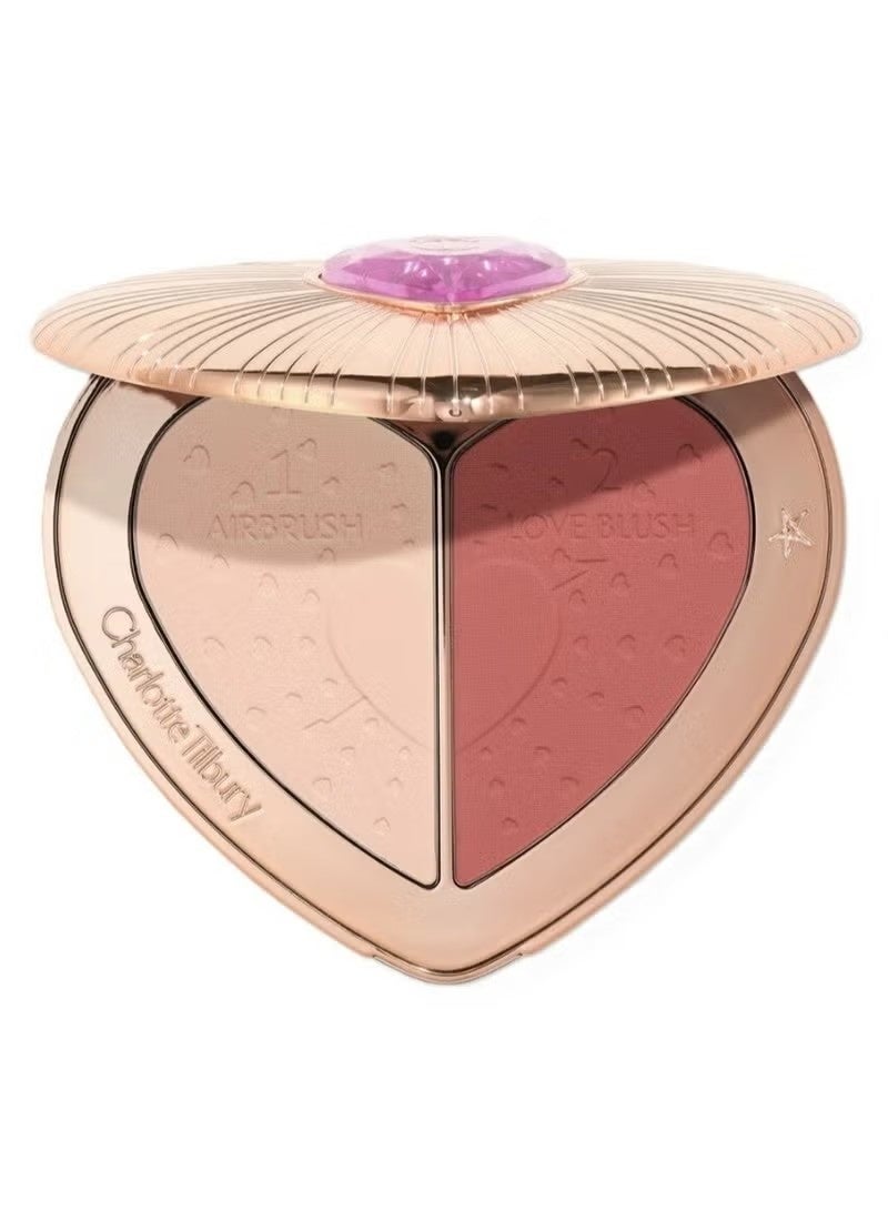 Charlotte Tilbury FLAWLESS PEACH Beauty Soulmates Brighten Blush Powder Palette - Image 1