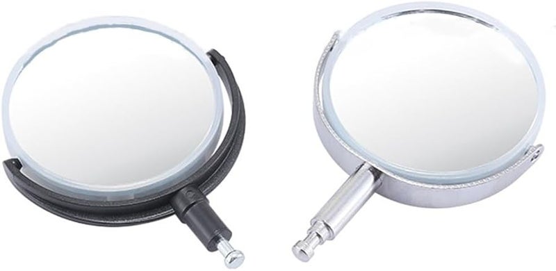 Microscope Illumination Mirror Reflector Kit with 50mm Glass Concave Lens and Stainless Steel Bracket - Image 1