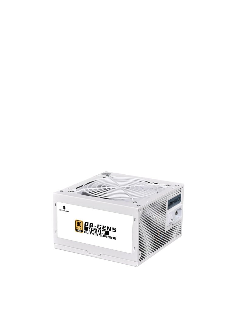 WJCOOLMAN DQ1000 1000W 80+ Gold Power Supply – ATX 3.0 & PCIe Gen 5 black (BLACK) - Image 2