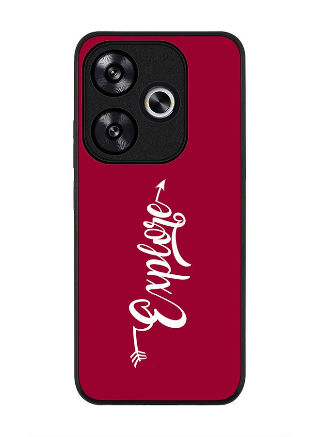 Stylizedd Rugged Black edge case for Xiaomi Poco F6 / Xiaomi Redmi Turbo 3, Slim fit Soft Case Flexible Anti Drop TPU Gel Thin Cover -  Explore - Image 1