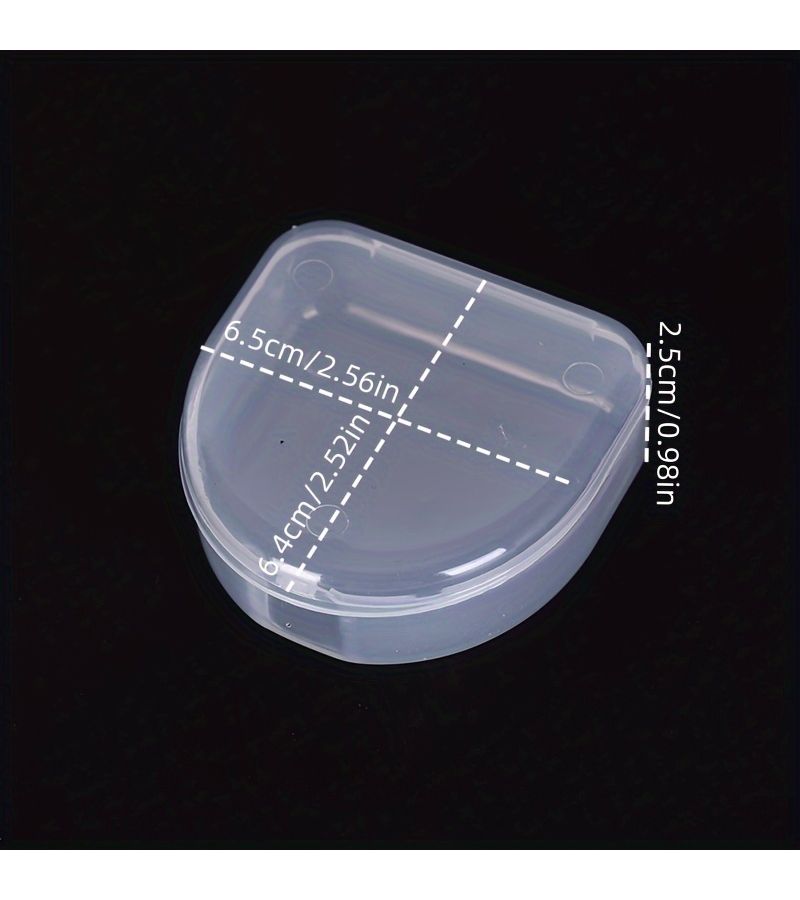 1pc Portable Dental Box Dentures Teeth Storage Mouth Guard Container Cosmetic Home Essential - Image 3