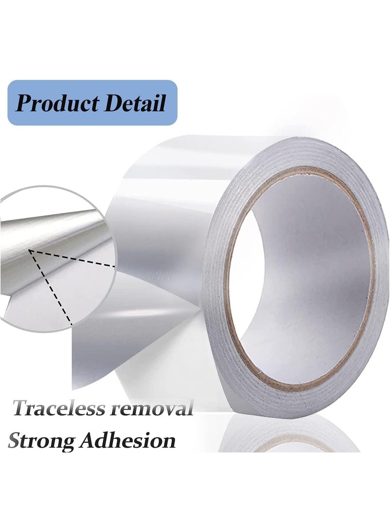 MARKQ [Pack of 6] Aluminum Foil Tape - 2" x 15 Yards | Insulation Adhesive Silver Metal Tape for HVAC, Sealing & Patching Hot & Cold Air Ducts  - Image 3