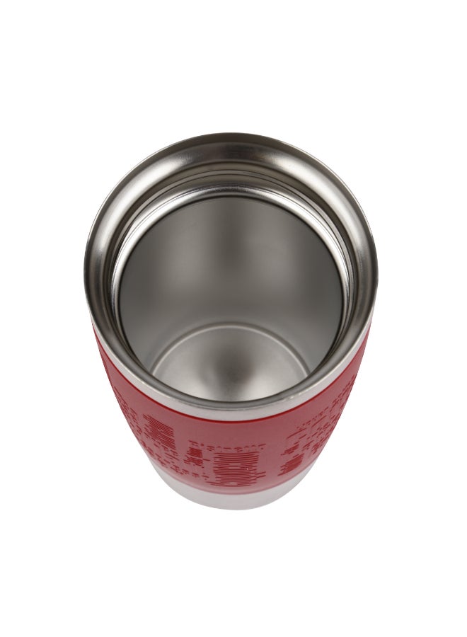 TEFAL Travel Mug | 0.36 L | Red Sleeve | 100% Leak-Proof Thermal Mug | Double-Walled Vacuum Insulation | Hot & Cold Drinks | 360° Drinking | Easy to Open | Dishwasher-Safe| 2 Years Warranty | K3084114 Red - Image 3